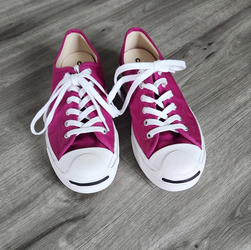 Jack Purcell Ox Converse In Cactus Flower/white - Picture 2 of 11
